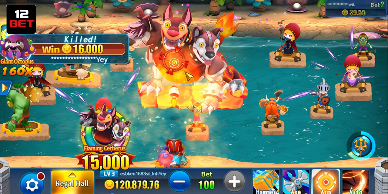 Boom Legend 12Bet: Thử Thách Săn Cá Hiện Đại Hoàn Toàn Mới 4 3 Chế độ chơi cực thú vị dành cho người tham gia