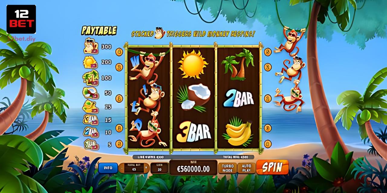 Triple Monkey 12Bet - Nổ Hũ Phiên Bản Hiện Đại, Thắng Đậm Dễ Dàng 2 Hướng dẫn nhanh 4 bước chơi quay hũ dễ hiểu